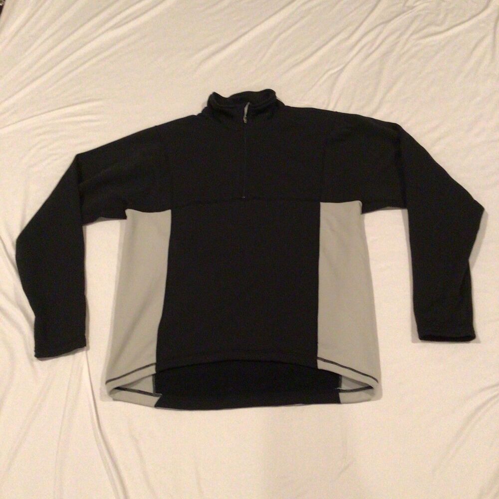 Men's Vintage USA Made SCHOFFEL Tech Fleece 1/4 Zip Pullover Sz M Base Layer